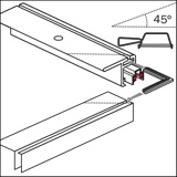 Montage Deckenschiene multirail flat