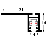 Profil multirail flat