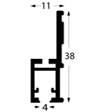 Bilderschiene prorail crown Profil